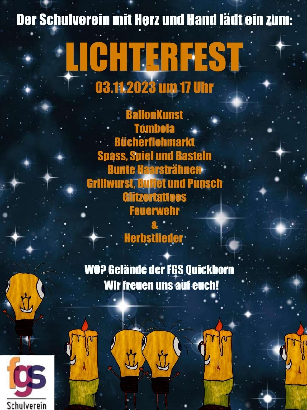 Lichterfest Flyer